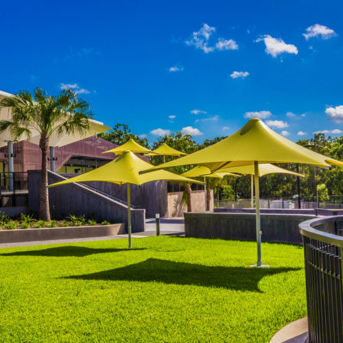Pimpama Sports Hub - Sunset Centre Column Umbrella