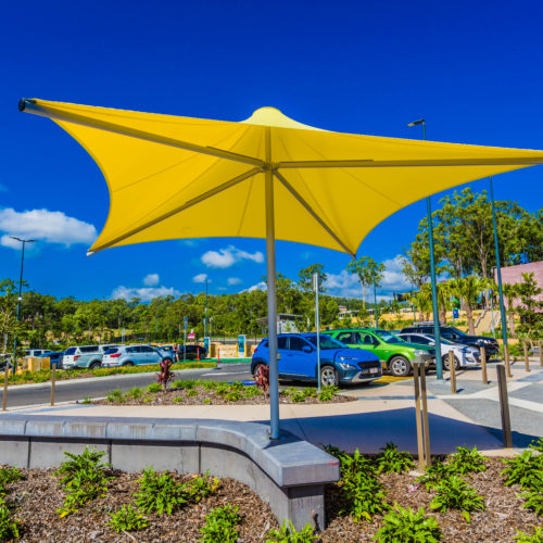 Pimpama Sports Hub - Sunset Centre Column Umbrella